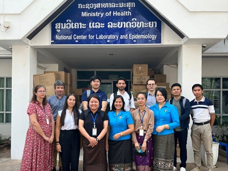 Climate and Leptospirosis Platforms presented to National Center for Laboratory and Epidemiology and Institut Pasteur du Laos
